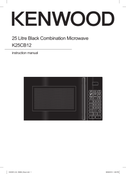 25 Litre Black Combination Microwave K25CB12