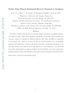 Surface Polar Phonon Dominated Electron Transport in Graphene