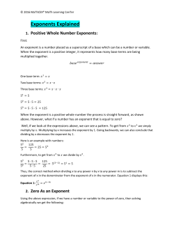 Exponents Explained - math-clix