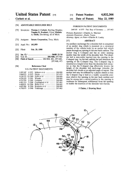 Adjustable shoulder belt