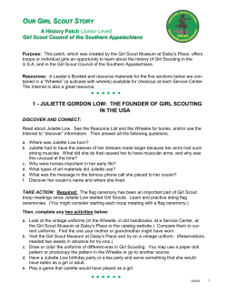 Junior - Girl Scouts of the Southern Appalachians