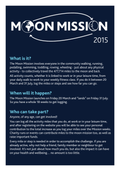 A5 Moon Mission Flyer