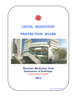LOCAL RADIATION PROTECTION RULES Nuclear Medicine Unit