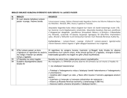 IBIBAZO BIKUNZE KUBAZWA BYEREKEYE KURI SERIVISI YA