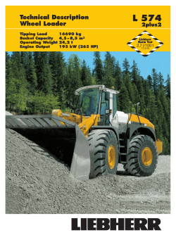 Technical Description Wheel Loader