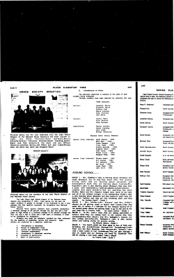 HONOft SOOETY IWDUCT30M SENIOR PLAI s. AROUND SCHOOL
