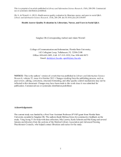 Health Answer Quality Evaluation by Librarians