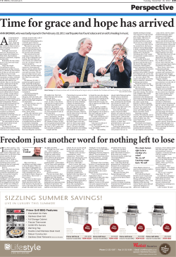 Freedom just another word for nothing left to lose