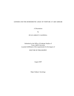 gender and the homoerotic logic of torture at abu