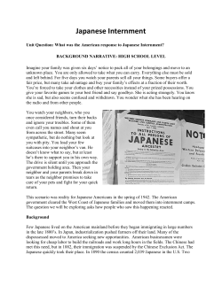 Japanese Internment - Pearl S. Buck International