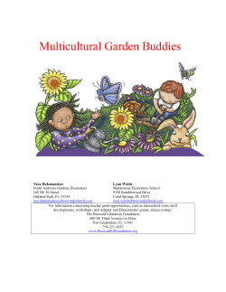 Multicultural Garden Buddies - Broward Education Foundation