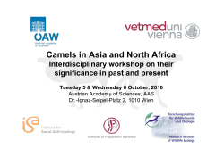 Camels in Asia and North Africa