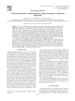A theoretical approach to understanding the isotopic