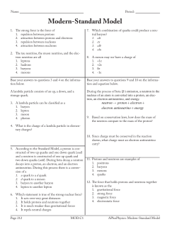 Modern-Standard Model