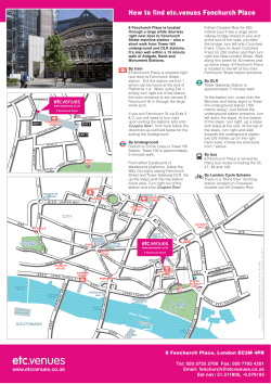 ETC Venues - Fenchurch Place
