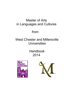 MALC Handbook - West Chester University