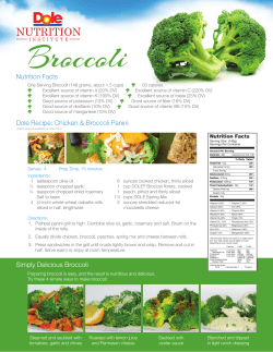 Broccoli - Dole.com