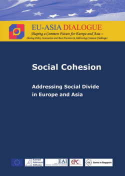 Social cohesion : addressing social divide in Europe and Asia