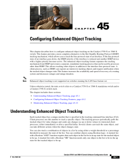 Configuring Enhanced Object Tracking