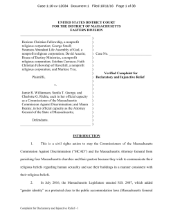 Complaint - Alliance Defending Freedom Media