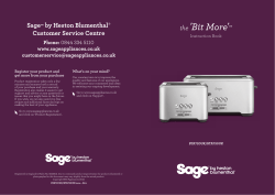 Bit More - Sage Appliances