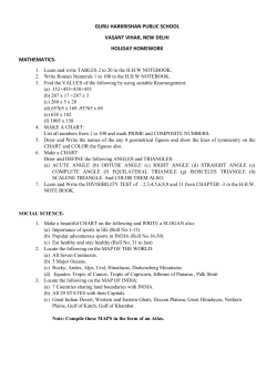 Class 6 - Guru Harkrishan Public School :