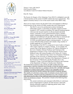 Society for Surgery of the Alimentary Tract