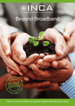 Beyond Broadband - Independent Networks Cooperative