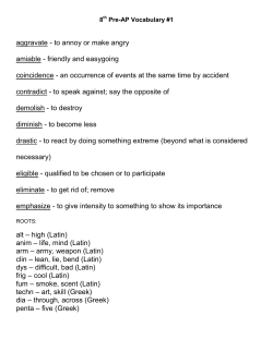 aggravate - to annoy or make angry amiable