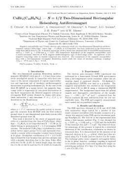CuBr2(C10H8N2) &mdash; S = 1/2 Two-Dimensional Rectangular