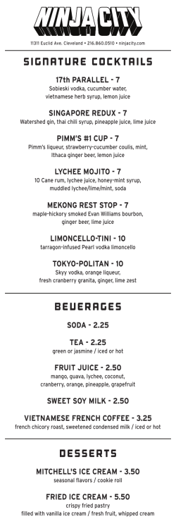 SIGNATURE COCKTAILS