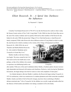 Elliott Roosevelt, Sr. - Spinzia Long Island Estates