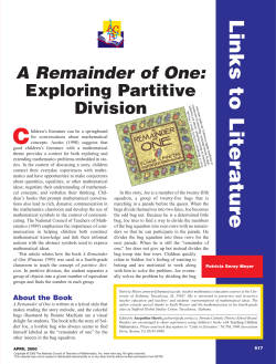 A Remainder of One