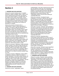 Test 9 Crit Read Explanations