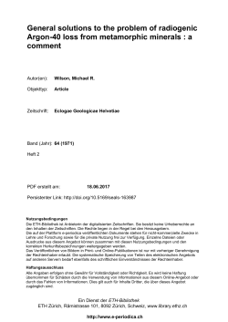 General solutions to the problem of radiogenic Argon