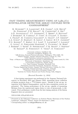 Fast Timing Measurement Using an LaBr3(Ce)