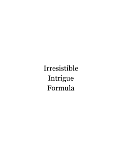 Irresistible Intrigue Formula