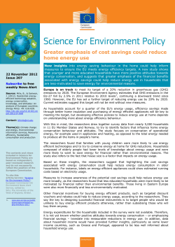 Greater emphasis of cost savings could reduce home energy use