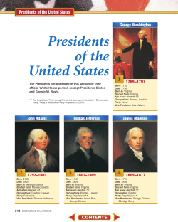Presidents of the United States