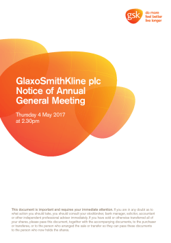 2017 Notice of Annual General Meeting