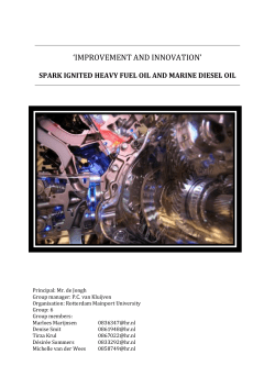 Spark ignited HFO and MDO - Maritime Symposium Rotterdam