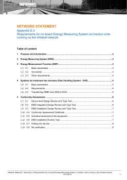 E.3 Requirements for on-board Energy Measuring System