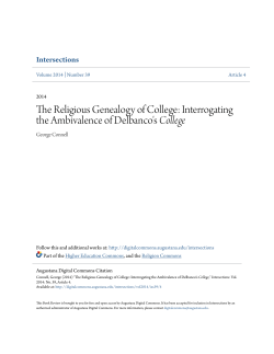 The Religious Genealogy of College