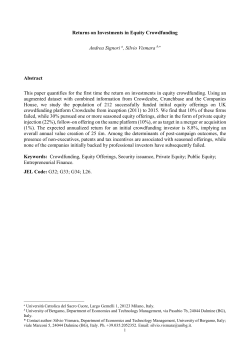 Returns Equity Crowdfunding