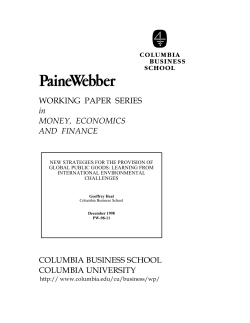 New Strategies for the Provision of Global Public Goods: Learning