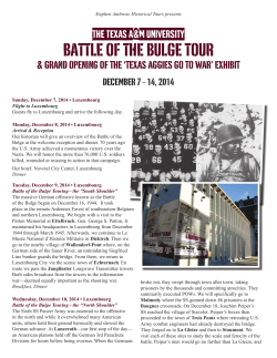 battle of the bulge tour - The Association of Former Students