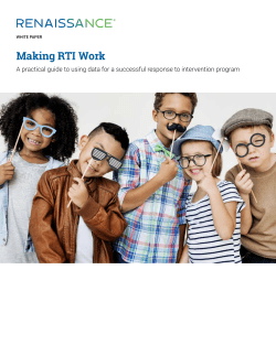 Making RTI Work