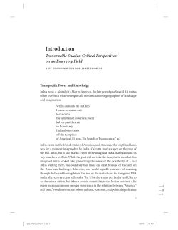 Introduction - Performed at American Space Leipzig