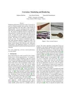 "Corrosion: Simulating and Rendering"