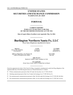 Form 8-K Debt Securities Offering (LLC)